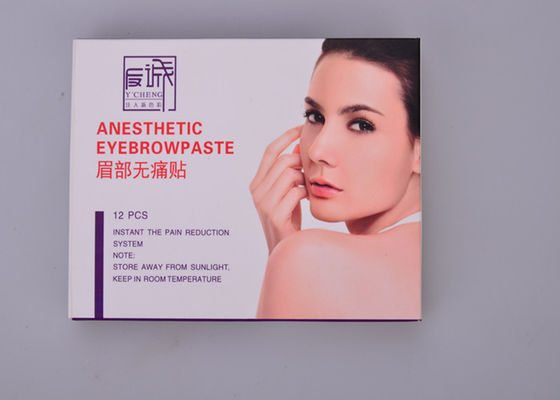 China Ninguna goma anestésica inmediata de la ceja del dolor antes de la piel quebrada de la ceja proveedor