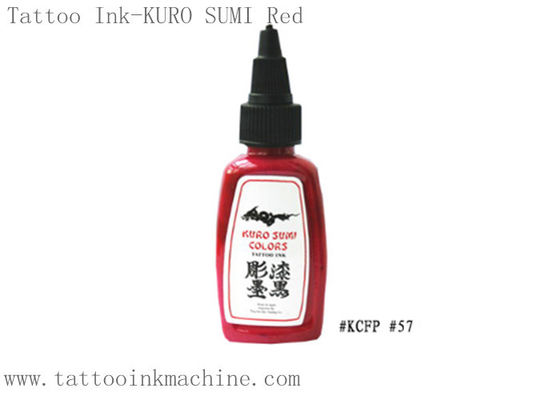 China El OEM Kuro el tatuaje eterno 0.5OZ/1OZ de Sumi entinta el color rojo para el cuerpo de tatuaje proveedor