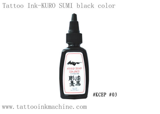 China OEM eterno Kuro Sumi For Tattooing Body de la tinta del tatuaje del color negro verdadero 1OZ proveedor