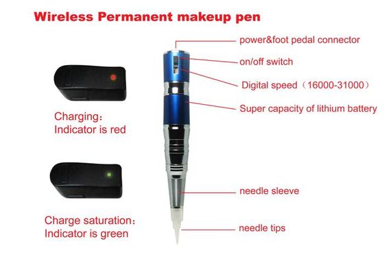 China Equipo de la máquina de la ceja del tatuaje con el maquillaje permanente inalámbrico Pen Kit proveedor