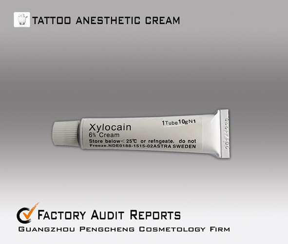 Tubo entumecido el 10% Lidocation Enna Painless Anesthetic de la crema 10g del tatuaje para la piel 0