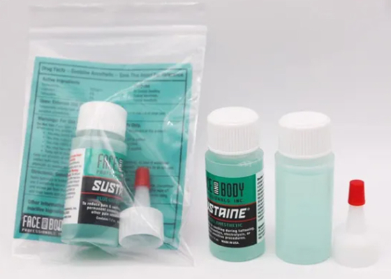 China Crema anestésica del gel de Sustaine del tatuaje azul del procedimiento proveedor