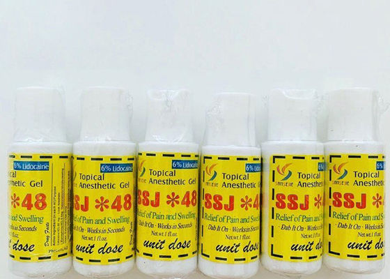 China SSJ*48 Anestésico de cejas bordadas para tatuajes con 6% de clorhidrato anestésico proveedor