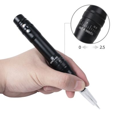 Popular máquina de cuerpo de pistola de tatuaje inalámbrico longitud 136 * 20mm Microblading máquina PMU inalámbrica para ceja de pelo de trazo ceja proveedor