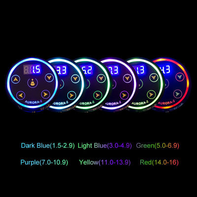 Actualizar pantalla LCD digital con pantalla táctil Mini Aurora II suministro de energía para tatuajes 388g Peso del paquete para la máquina de tatuajes proveedor