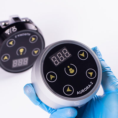 Actualizar pantalla LCD digital con pantalla táctil Mini Aurora II suministro de energía para tatuajes 388g Peso del paquete para la máquina de tatuajes proveedor
