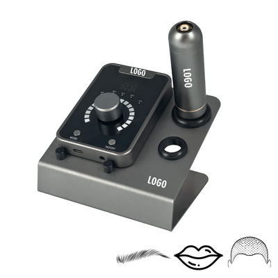 Dispositivo de micropigmentación del cuero cabelludo tipo pistola eléctrica SMP con maquillaje permanente y máquina de tatuaje de motor suizo en azul negro proveedor