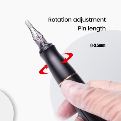 Motor sin núcleo Acero inoxidable Rojo Microblading Ceja labios Eyeliner Arma de tatuaje proveedor