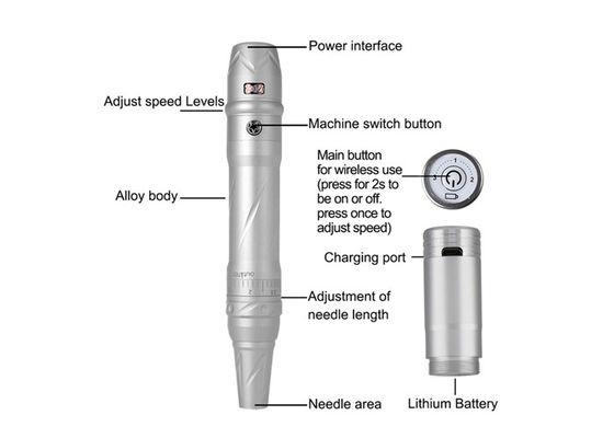 Máquina PMU inalámbrica, lápiz de tatuaje, maquillaje eléctrico, máquina de tatuaje. proveedor