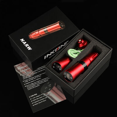 Display de pantalla táctil LCD digital de la marca INKONE NARW 1800mAh Batería Pluma de tatuaje Máquina de micropigmentación Máquina de tatuaje inalámbrica proveedor