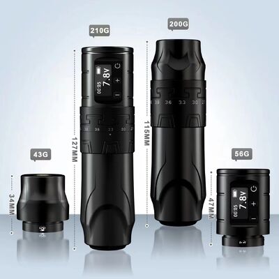 INKONE Marca Stroke 2.4-4.2mm Motor Sin Núcleo Máquina de Tatuaje Pluma de Tatuaje Inalámbrica proveedor