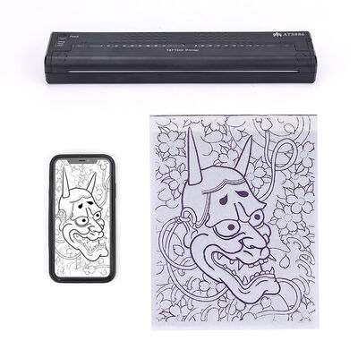 Mini impresora de plantilla de tatuaje de 12000mAh, máquina fotocopiadora térmica, impresora de transferencia inalámbrica, máquina impresora de tatuajes proveedor
