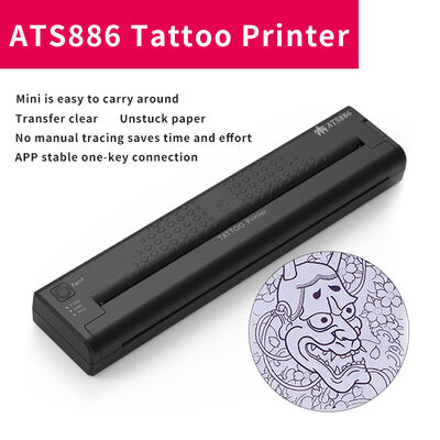 Mini impresora de plantilla de tatuaje de 12000mAh, máquina fotocopiadora térmica, impresora de transferencia inalámbrica, máquina impresora de tatuajes proveedor