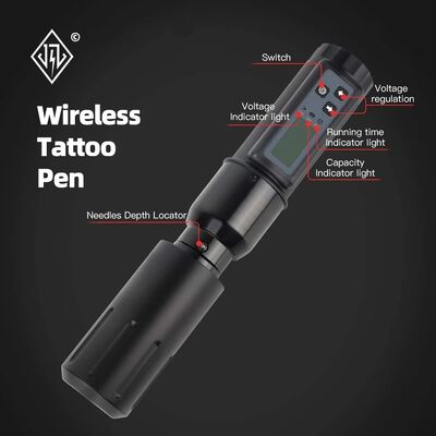 Electric LCD Display 2000mAh Battery Tattoo Gun RCA Wireless Rotary Tattoo Machine Pen Kit  for Tattoo Artist proveedor