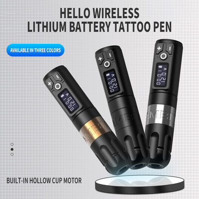 Ambición Soldado Digital Display Arma eléctrica de tatuaje Máquina inalámbrica Máquina rotativa de lápiz de tatuaje Máquina para artista de tatuajes proveedor