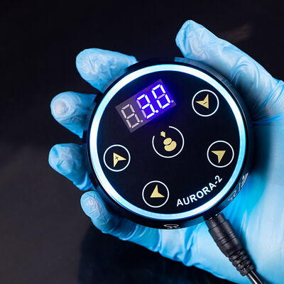 Wholesale New Upgrade Digital LCD Display Touch Screen Mini Aurora 2 Tattoo Power Supply Fit All Tattoo Machine proveedor