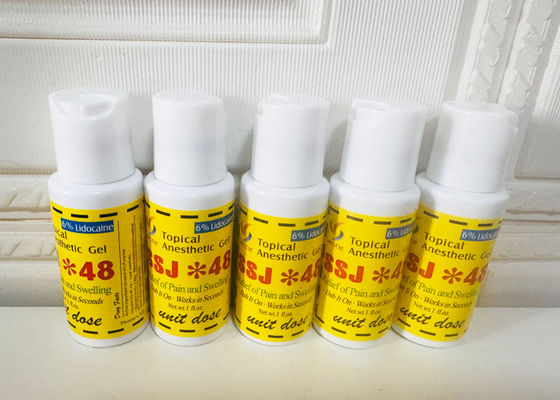 Crema adormecedora indolora para tatuajes SSJ48 OEM