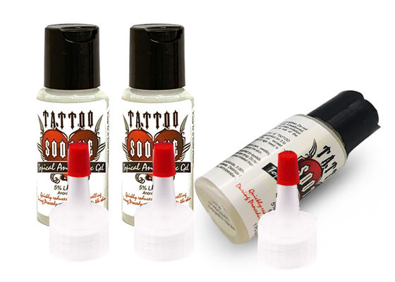 35 ml de eliminación tópica Hinchazón durante el tatuaje Gel anestésico