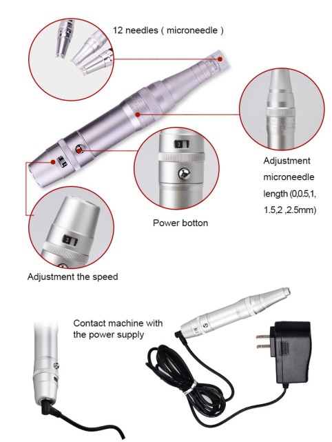 Máquina permanente del maquillaje - Microneedle eléctrico Pen Therapy Machine 2
