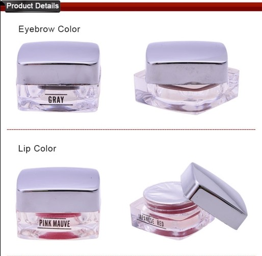 Pigmento micro puro fresco para la ceja/Eyeline/el labio con lustre exquisito 0