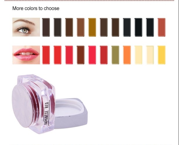 Pigmento micro puro fresco para la ceja/Eyeline/el labio con lustre exquisito 1