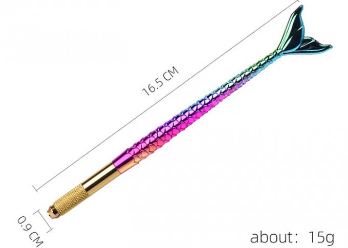 Colores permanentes de la pluma dos del maquillaje de la aguja de la ceja del OEM 3D Microblading 1