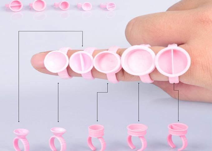 Diámetro tinta plástica rosada Ring Tattoo Holer Equipment Supplies del 1.5cm/del 1.2cm 2
