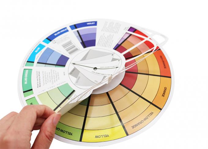 12 colores pigmentan fuentes de mezcla de la guía de la carta de la rueda de color 0
