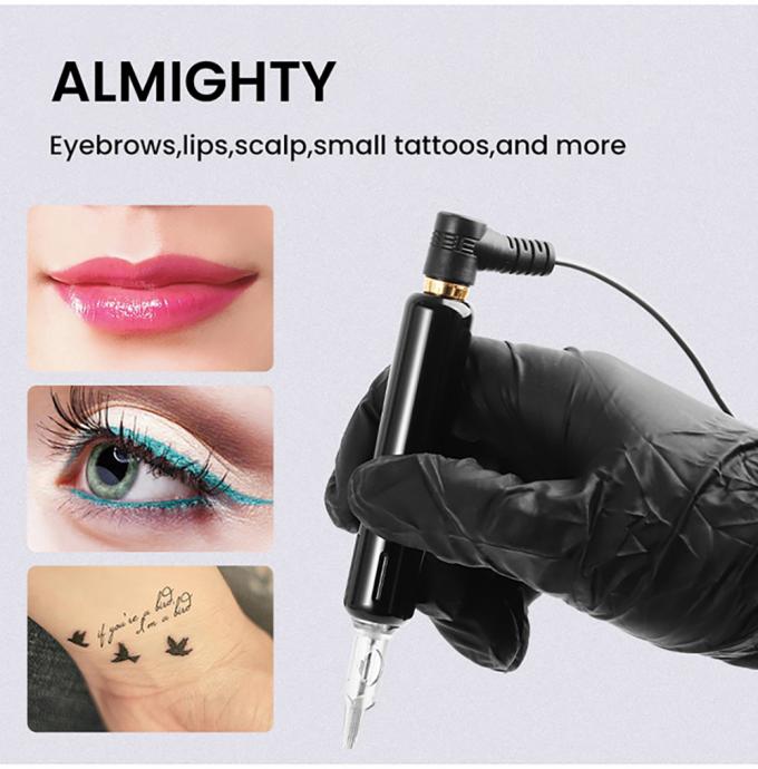 Máquina de tatuaje rotativo Interfaz profesional RCA Pluma de tatuaje de maquillaje permanente Máquina PMU 1