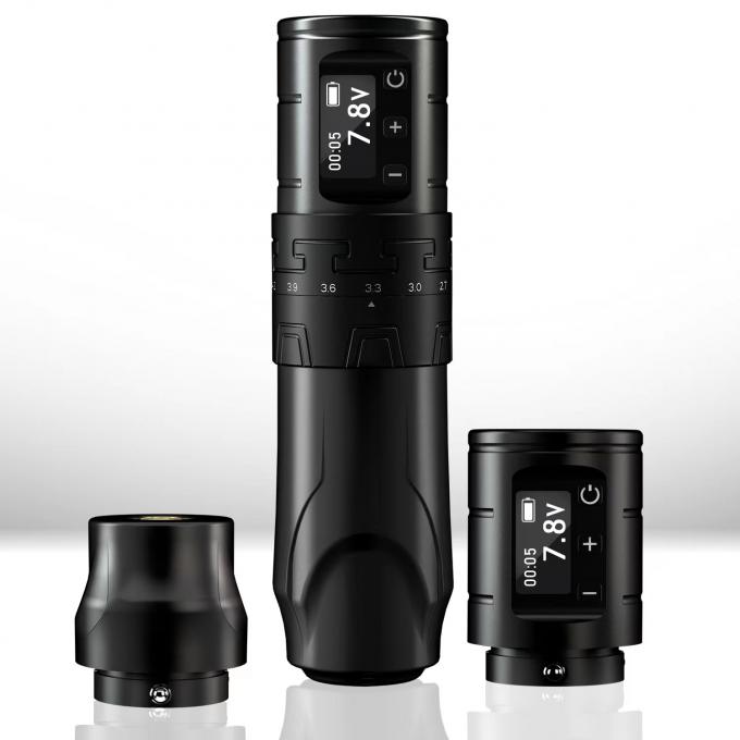 Arma de tatuaje inalámbrica de 1500mAh INKONE SABER Coreless Machine Pen de tatuaje potente motor de largo curso de 4,2 mm Aluminio de avión 8