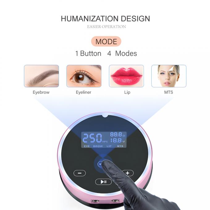 Potente máquina de microblading de la cara de labio universal maquillaje permanente eléctrico con panel de pantalla táctil y máquina rotativa 7