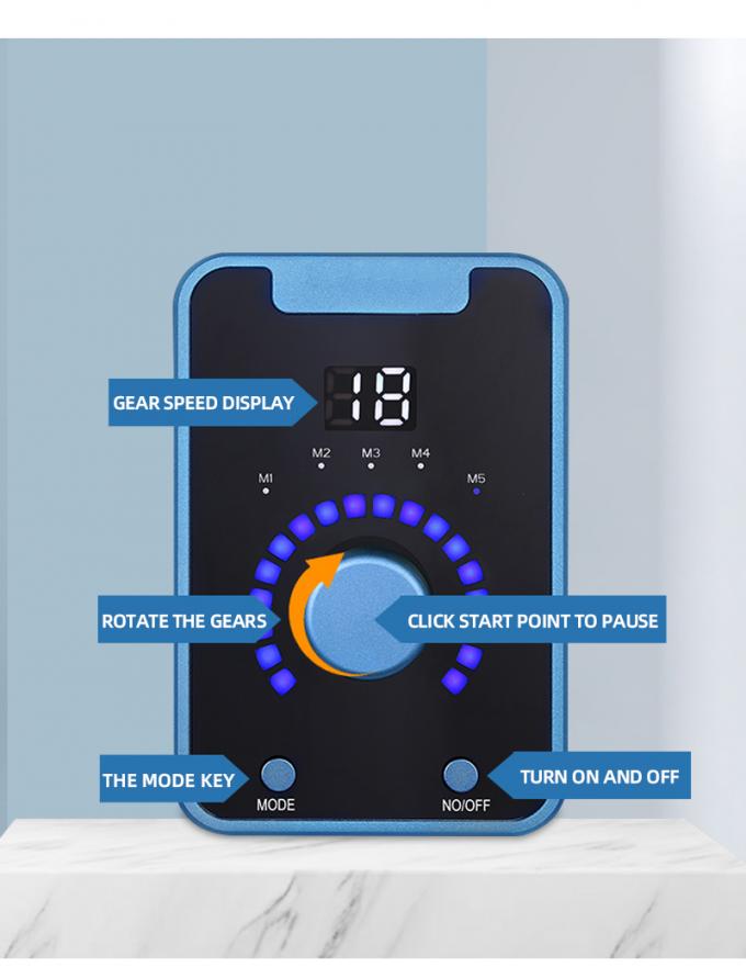 Dispositivo de micropigmentación del cuero cabelludo tipo pistola eléctrica SMP con maquillaje permanente y máquina de tatuaje de motor suizo en azul negro 6