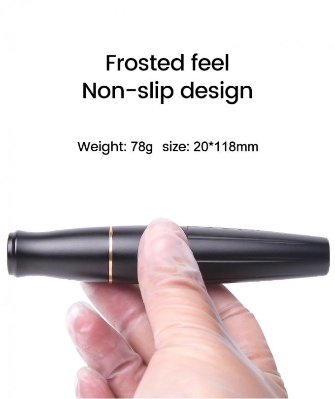 Motor sin núcleo Acero inoxidable Rojo Microblading Ceja labios Eyeliner Arma de tatuaje 4