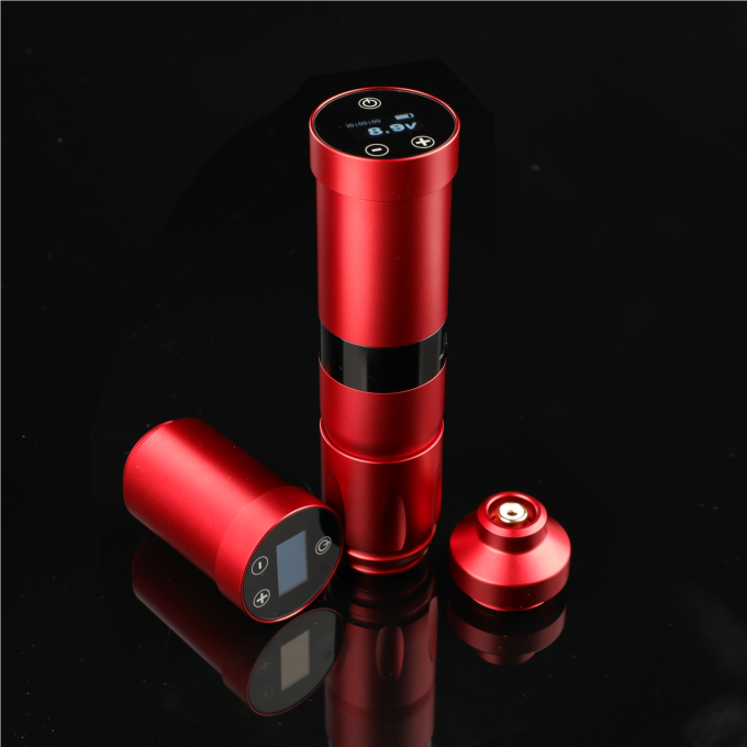 Display de pantalla t&aacute;ctil LCD digital de la marca INKONE NARW 1800mAh Bater&iacute;a Pluma de tatuaje M&aacute;quina de micropigmentaci&oacute;n M&aacute;quina de tatuaje inal&aacute;mbrica 12