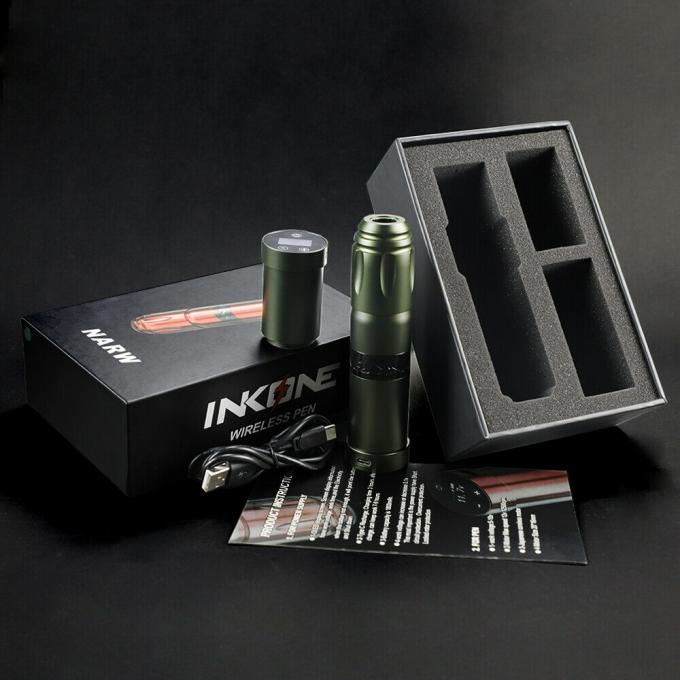 Display de pantalla t&aacute;ctil LCD digital de la marca INKONE NARW 1800mAh Bater&iacute;a Pluma de tatuaje M&aacute;quina de micropigmentaci&oacute;n M&aacute;quina de tatuaje inal&aacute;mbrica 18