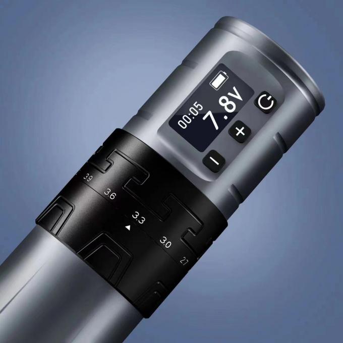 INKONE Marca Stroke 2.4-4.2mm Motor Sin N&uacute;cleo M&aacute;quina de Tatuaje Pluma de Tatuaje Inal&aacute;mbrica 4