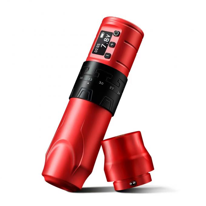 INKONE Marca Stroke 2.4-4.2mm Motor Sin N&uacute;cleo M&aacute;quina de Tatuaje Pluma de Tatuaje Inal&aacute;mbrica 6