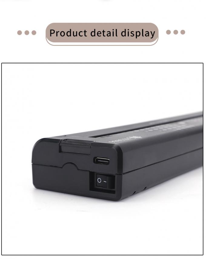 Mini impresora de plantilla de tatuaje de 12000mAh, m&aacute;quina fotocopiadora t&eacute;rmica, impresora de transferencia inal&aacute;mbrica, m&aacute;quina impresora de tatuajes 30
