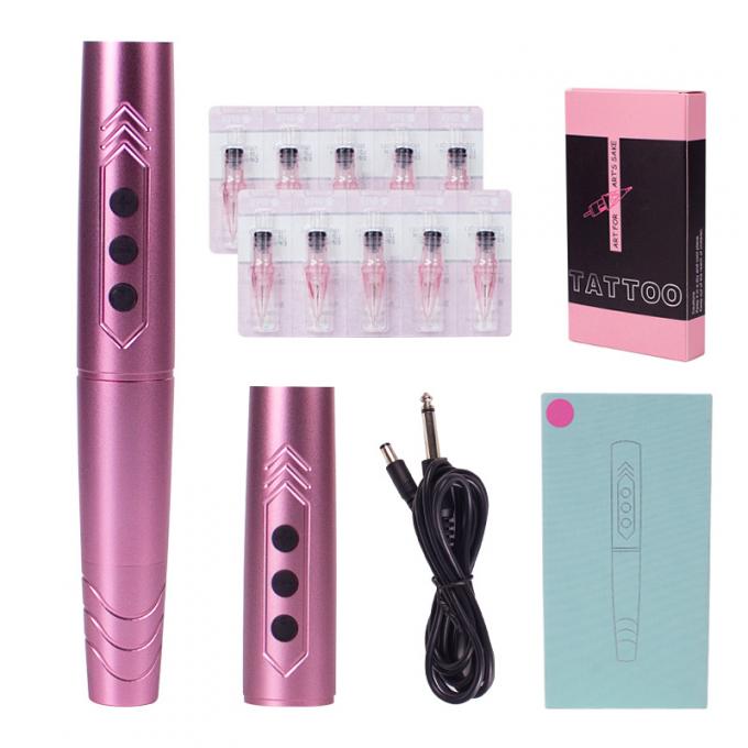 M&aacute;quina para maquillaje permanente, pluma de tatuaje, maquillaje permanente inal&aacute;mbrico, Microblading, bater&iacute;a dual, 1200mAh 14