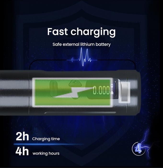 Derm&oacute;grafo inal&aacute;mbrico M&aacute;quina de tatuaje el&eacute;ctrico M&aacute;quina de maquillaje permanente inal&aacute;mbrico Aluminio 2 cabezas de bater&iacute;a Modelo de conector RCA 14