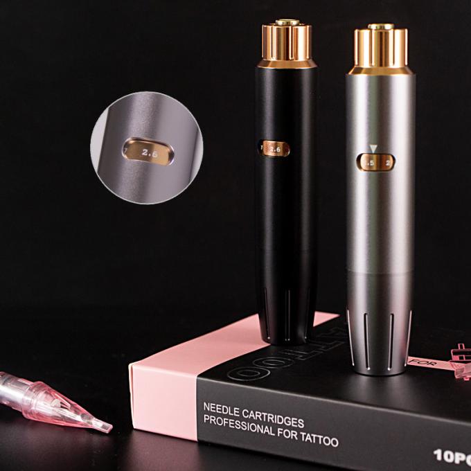 Derm&oacute;grafo maquillaje rotativo m&aacute;quina de tatuaje digital pistola de tatuaje m&aacute;quina de maquillaje permanente con ajuste de la carrera 2.3 a 2.7 2