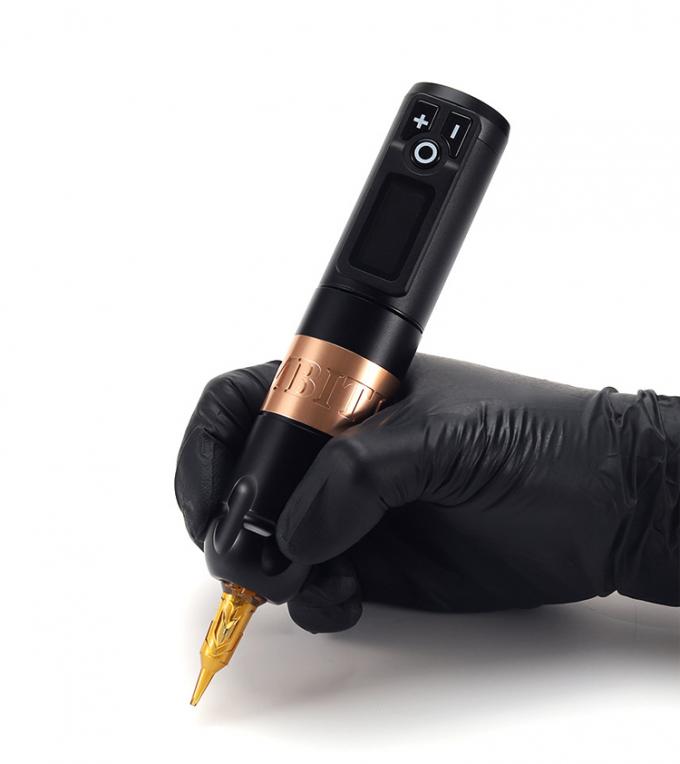 Ambici&oacute;n Soldado Digital Display Arma el&eacute;ctrica de tatuaje M&aacute;quina inal&aacute;mbrica M&aacute;quina rotativa de l&aacute;piz de tatuaje M&aacute;quina para artista de tatuajes 24