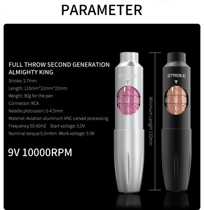 Dermógrafo Maquillaje Digital Batería inalámbrica Máquina rotativa de tatuaje Maquillaje permanente Arma de tatuaje 4