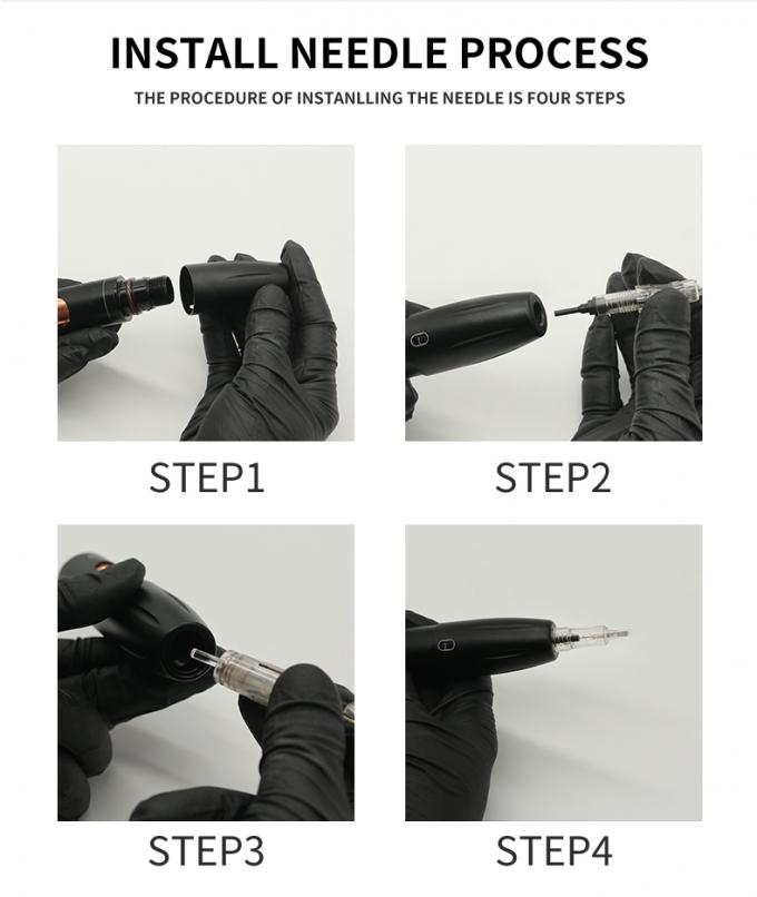 Dermógrafo Maquillaje Digital Batería inalámbrica Máquina rotativa de tatuaje Maquillaje permanente Arma de tatuaje 14