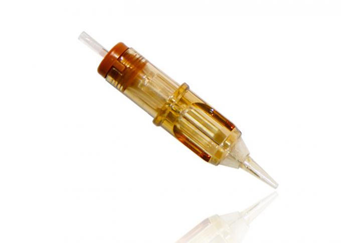 20pcs/caja Cartucho amarillo tatuaje ceja agujas de maquillaje permanente 6