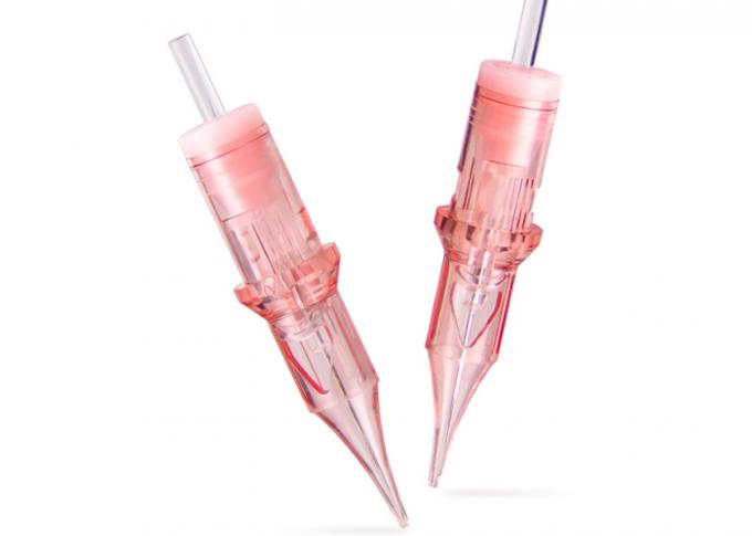20pcs/caja Cartucho rosa Agujas para tatuajes de maquillaje permanente 1