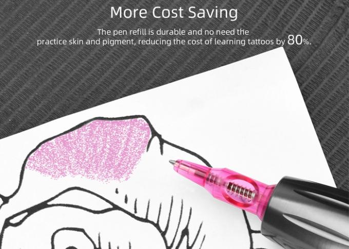 Aguja de entrenamiento de tinta para tatuajes, maquillaje permanente, aguja para tatuajes. 0