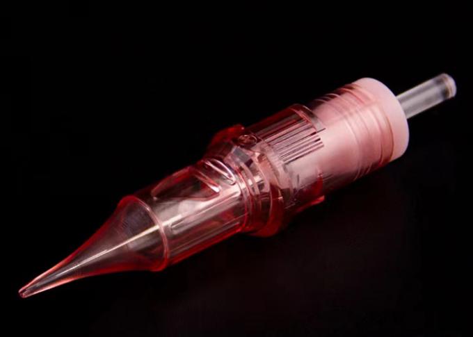 Agujas de maquillaje permanente de acero inoxidable estándar en color rosa 0